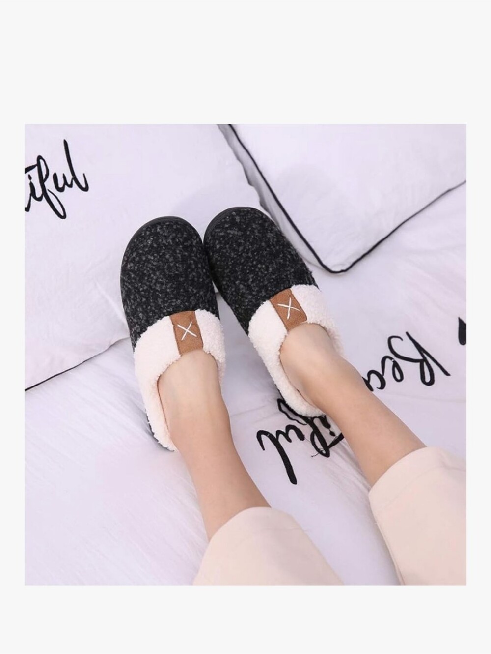 Ubfen Unisex Memory Foam Slippers - Picture 2 of 6